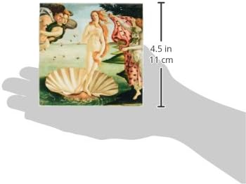 3дроза 3Д Роза Ботичели Раѓањето На Венера 1485 Позната Класична Уметност од италијански Мајстори Океанско Море Школка Ремек-Дело-Керамичка