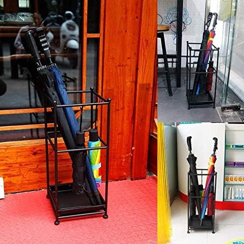 Bkgdo чадор стои, носител, решетка за чадори за дома и канцеларија деко, складирање на влез за трска за стапчиња за шетање чадори
