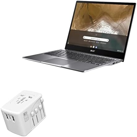 Полнач За боксови Компатибилен Со Acer Chromebook Спин 713 - Меѓународен Pd Wallиден Полнач, 3 USB Меѓународен Адаптер за Полнење