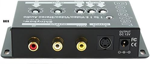 Shinybow Композитни RCA S-Видео + Стерео Аналогни Аудио Засилувач Засилувач Засилувач SB-2810