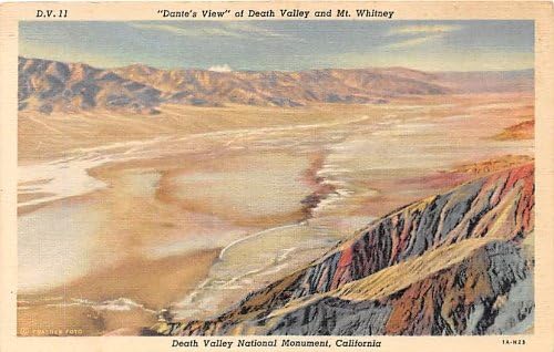 Национален споменик на долината на смртта, разгледница во Калифорнија