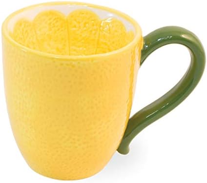 Меѓународна керамичка кригла во Бостон за кафе и чај, 1 броење, капка од лимон