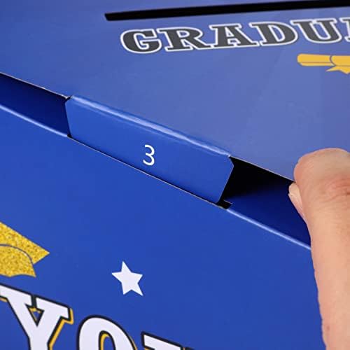 АБООФАН Дипломирање картичка кутија 2023 Држач на картички за дипломирање честитки за боксот за картички од 2023 година кутија