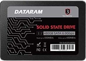 Dataram 480GB 2.5 SSD Диск Солидна Држава Диск Компатибилен СО MSI B350 ИГРИ НА СРЕЌА ПРО Јаглерод