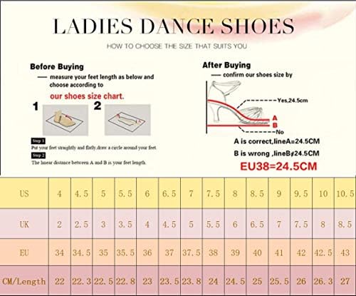 Gooettinенски женски латински танцувачки чевли дамка Професионална салса салса вежбајте перформанси за танцување чевли од 10