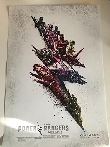 Power Rangers 13 X19.5 Оригинален промо филм Постер 2017 Mint Cinemark Exclusive