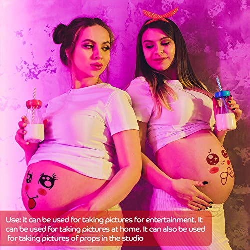 24 Спакувајте Смешни Изрази На Лицето Налепници Бремени Бебиња Налепници За Стомак За Бремени Жени Реквизити За Фотографија