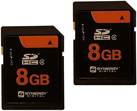 GE DVX Мемориска Картичка за Камера 2 x 8GB Безбедни Дигитални Мемориски Картички Со Висок Капацитет