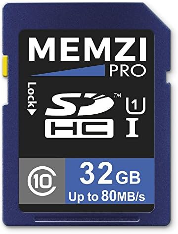 MEMZI PRO 32gb Класа 10 80MB/s Sdhc Мемориска Картичка За Panasonic Lumix DMC-G6, DMC-G6H, DMC-G6K, DMC-G6K, DMC-G5K, DMC-G5W,