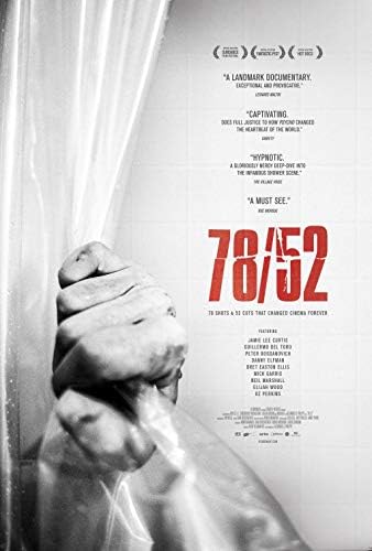 78/52 Сцена на тушот на Хичкок 27 x40 D/s Оригинален филм Постер Еден лист 2017 Документарен психо